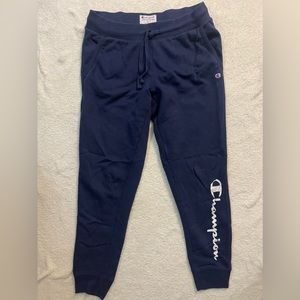 Navy Blue Champion Sweat Pants